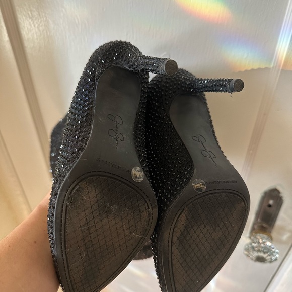 Sparkly Boots Jessica Simpson size 7.5 EU38 - Picture 6 of 6